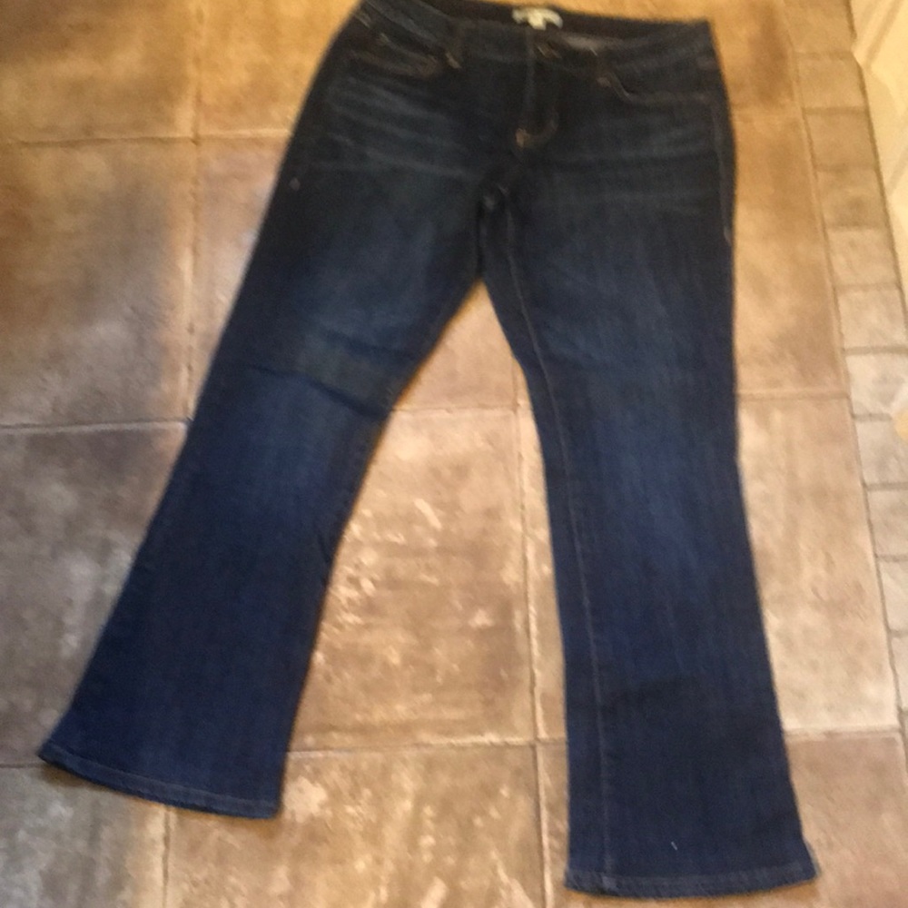 Cabi denim bootcut jeans.